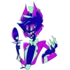 chibi alastor! @melroyale @TgEmodziBot sticker preview 4