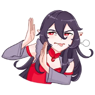 🤢 emoji Тёмная Айрис Telegram sticker 24 of 48