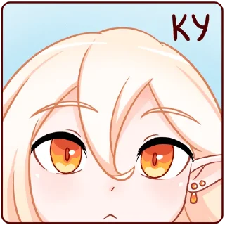 🤚 emoji Айрис Telegram sticker 11 of 48