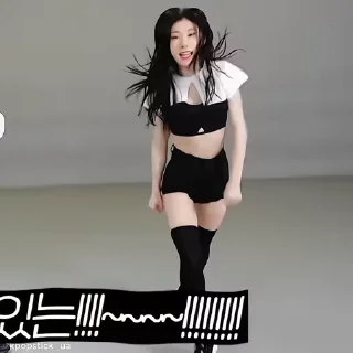 🍒 emoji chaeryeong ’ @kpopstick_ua ; 🍒 Telegram sticker 13 of 30