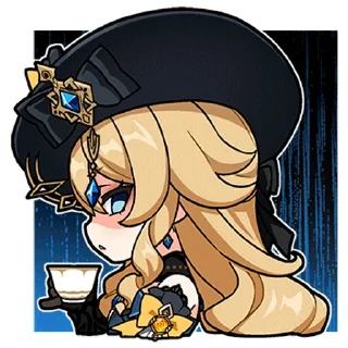 😒 emoji Navia @stickersMH Telegram sticker 6 of 33