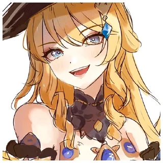 😄 emoji Navia @stickersMH Telegram sticker 12 of 33