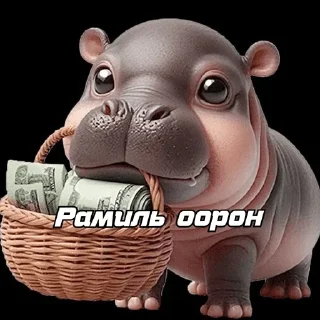 🌟 emoji Бегемот сквад Telegram sticker 16 of 22