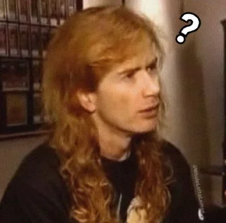 🧡 emoji Dave Mustaine Telegram sticker 20 of 84