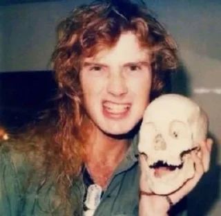 💀 emoji Dave Mustaine @LinaShotgun Telegram sticker 13 of 120
