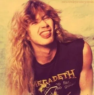 😝 emoji Dave Mustaine @LinaShotgun Telegram sticker 15 of 120