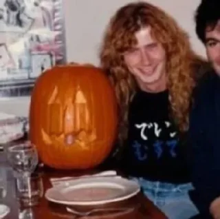 🎃 emoji Dave Mustaine @LinaShotgun Telegram sticker 5 of 120