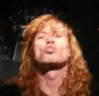 💋 emoji Dave Mustaine @LinaShotgun Telegram sticker 21 of 120