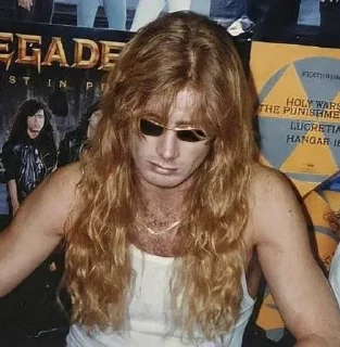 😎 emoji Dave Mustaine @LinaShotgun Telegram sticker 4 of 120