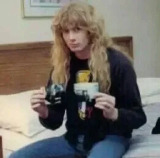 🤨 emoji Dave Mustaine @LinaShotgun Telegram sticker 22 of 120