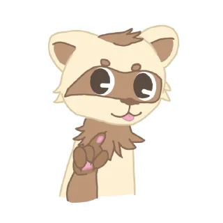 Sticker from Хорёк по имени Сникерс ( @Anna_Yip )