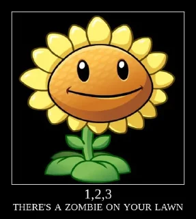 Sticker from PvZ 2 демотиваторы