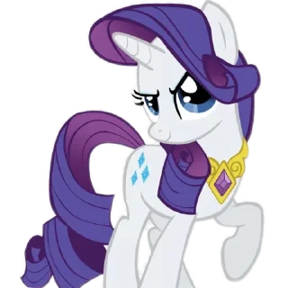 😌 emoji Рарити ☆🤍💜 / созд: @Hexexexe Telegram sticker 9 of 59