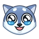 Sticker from Awoo Emoji 🐺 @xkysluv