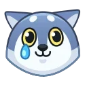 Sticker from Awoo Emoji 🐺 @xkysluv