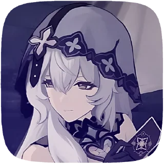 🔮 emoji ⌗𝗕𝗅𝖺𝖼𝗄 𝗦𝗐𝖺𝗇 . . @kiddoadpt Telegram sticker 10 of 40