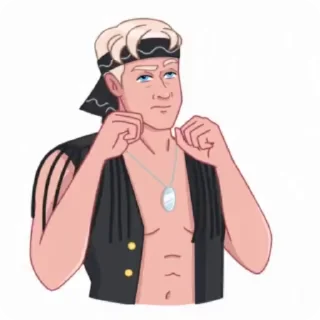 Sticker from Barbie