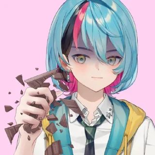 💙 emoji Kyo (@StickersByMirai)⋆·˚ ༘ * Telegram sticker 5 of 55