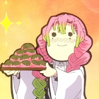 🍘 emoji Kanroji Mitsuri @fiveforstickers Telegram sticker 6 of 35