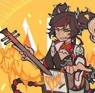 🔥 emoji 🎸░‧ꪎꪱꪀꪗꪋꪀ  ❭❭🔥 Telegram sticker 21 of 120
