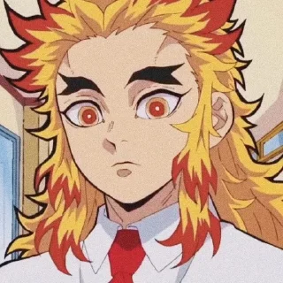 🌟 emoji 🔥Rengoku Kyoujurou🔥 Telegram sticker 5 of 81