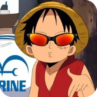Sticker from One piece