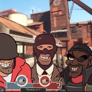 Sticker from Team fortress 2
