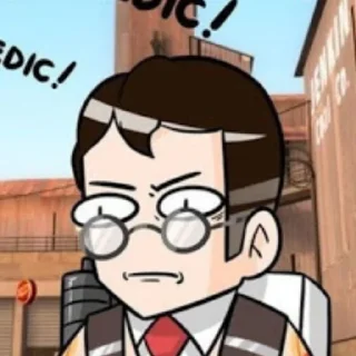 Sticker from Team fortress 2