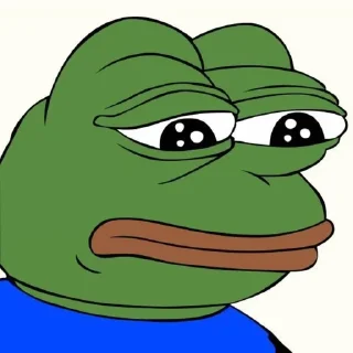 😔 emoji Pepe Telegram sticker 7 of 27