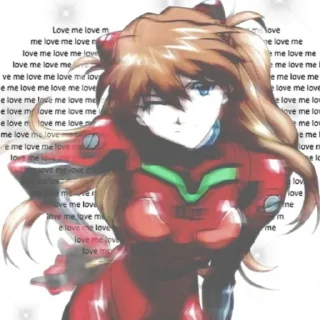 🌟 emoji Asuka Langley Telegram sticker 9 of 120