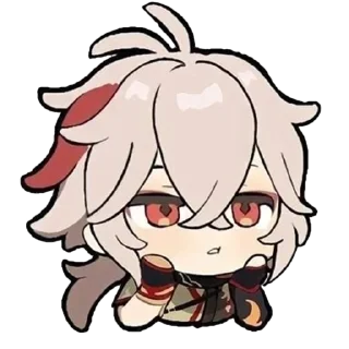 😐 emoji казуха лапуля💓💓 Telegram sticker 16 of 47
