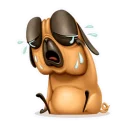😭 emoji Мопс Халк Telegram sticker 5 of 30