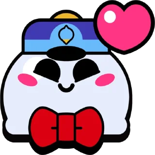 😘 emoji Lou, by: @brawlakknews Telegram sticker 16 of 16