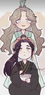 😊 emoji Депрессия Хэ Сюаня Telegram sticker 13 of 33