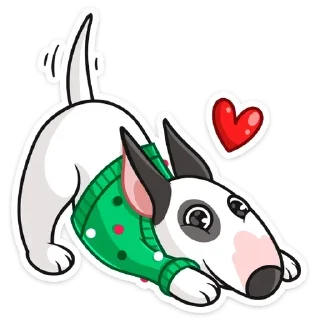 ❤️ emoji Новогодний Такер (@TgSticker) Telegram sticker 1 of 48