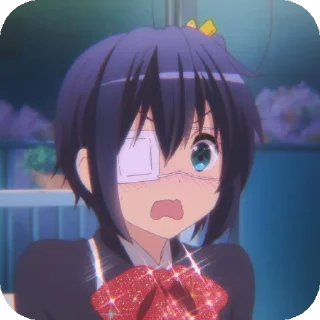 😳 emoji Anime girls shy Telegram sticker 18 of 73