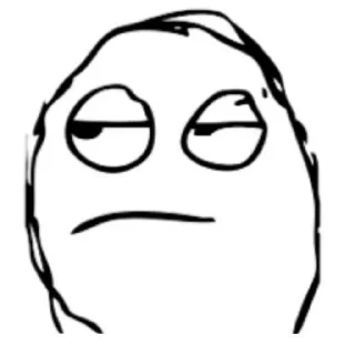 😐 emoji Funny(?) faces. Автор кола с сосискай💪🥶 Telegram sticker 16 of 57