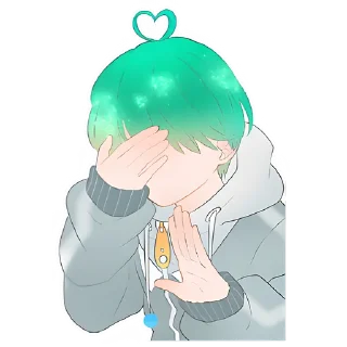 🤦‍♂ emoji Космос-кун @nyasticks Telegram sticker 15 of 17