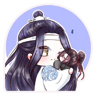 ❤️ emoji @anime_stickerr Магистр дьявольского культа Telegram sticker 16 of 40