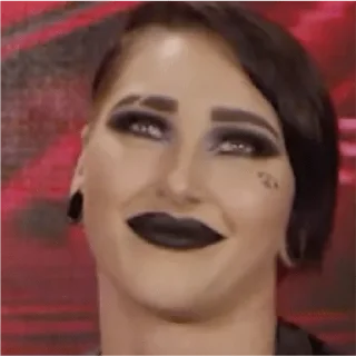 🫠 emoji Rhea Ripley Telegram sticker 9 of 27