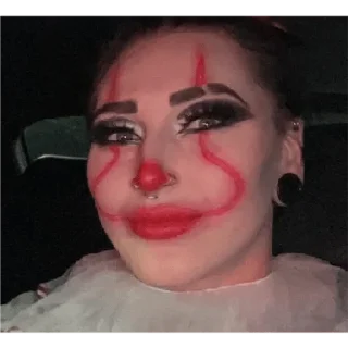 🤡 emoji Rhea Ripley Telegram sticker 17 of 27