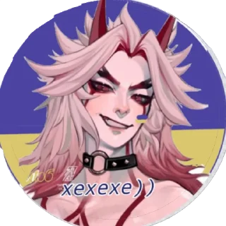 😏 emoji український геншин Telegram sticker 6 of 13