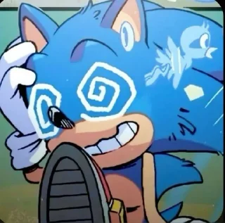 😵‍💫 emoji Sonic IDW comics!!! Telegram sticker 11 of 76