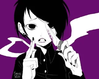 🔪 emoji Goth Kids Telegram sticker 11 of 23