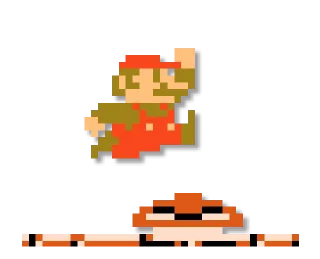 Sticker from Mario: 8 bit