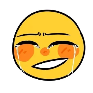 🥲 emoji Реакция^^ Telegram sticker 17 of 92