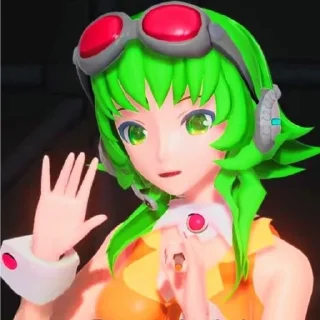 😀 emoji Gumi-chan! Telegram sticker 1 of 13