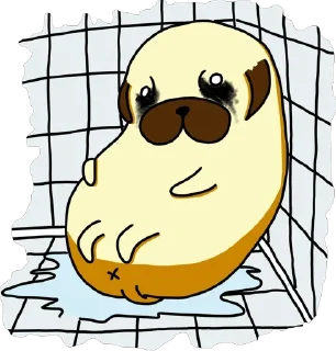 Sticker from Мопс Геннадий