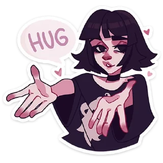 🤗 emoji Кортни :: @stickroom Telegram sticker 15 of 48