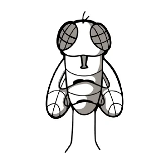 Sticker from Mr. Fly